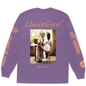 Beyonce | UNBOTHERED PURPLE LONG SLEEVE TEE